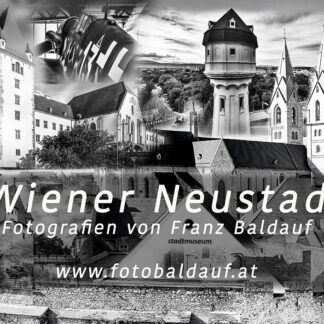 Wiener Neustadt fotografiert von Franz Baldauf. 13 Blätter A3 Schwarzweiß Dauer-Bild-Kalender - Zeitlose Eleganz für jeden Raum